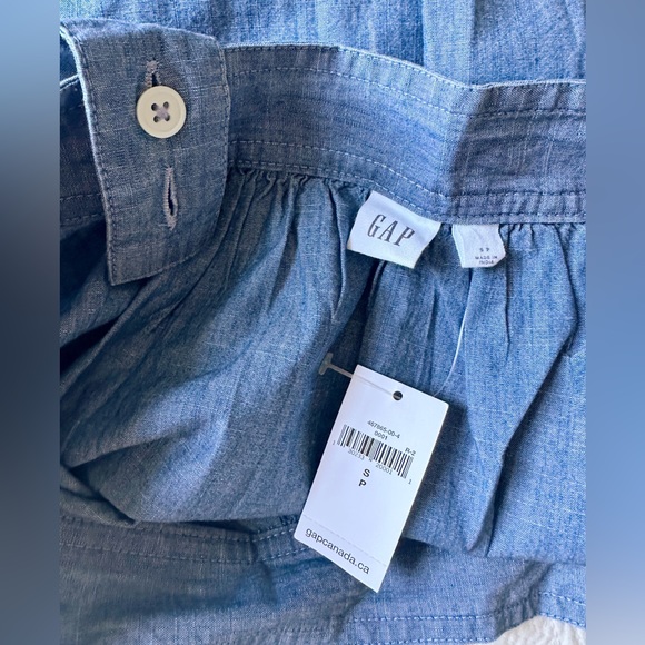 NWT Chambray Apron Tank Top. Size Small. - Picture 5 of 6